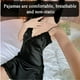 thumbnail image 5 of Camisón sexy mujer niña encaje con cuello en v ropa de dormir vestido camisón, negro, xl tholdsy AP001123-03, 5 of 7