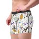 thumbnail image 2 of Balery Colorful Poodle Dog Calzoncillos bóxer para hombre, ropa interior de algodón suave y transpirable con cinturilla de nailon-Small, 2 of 5
