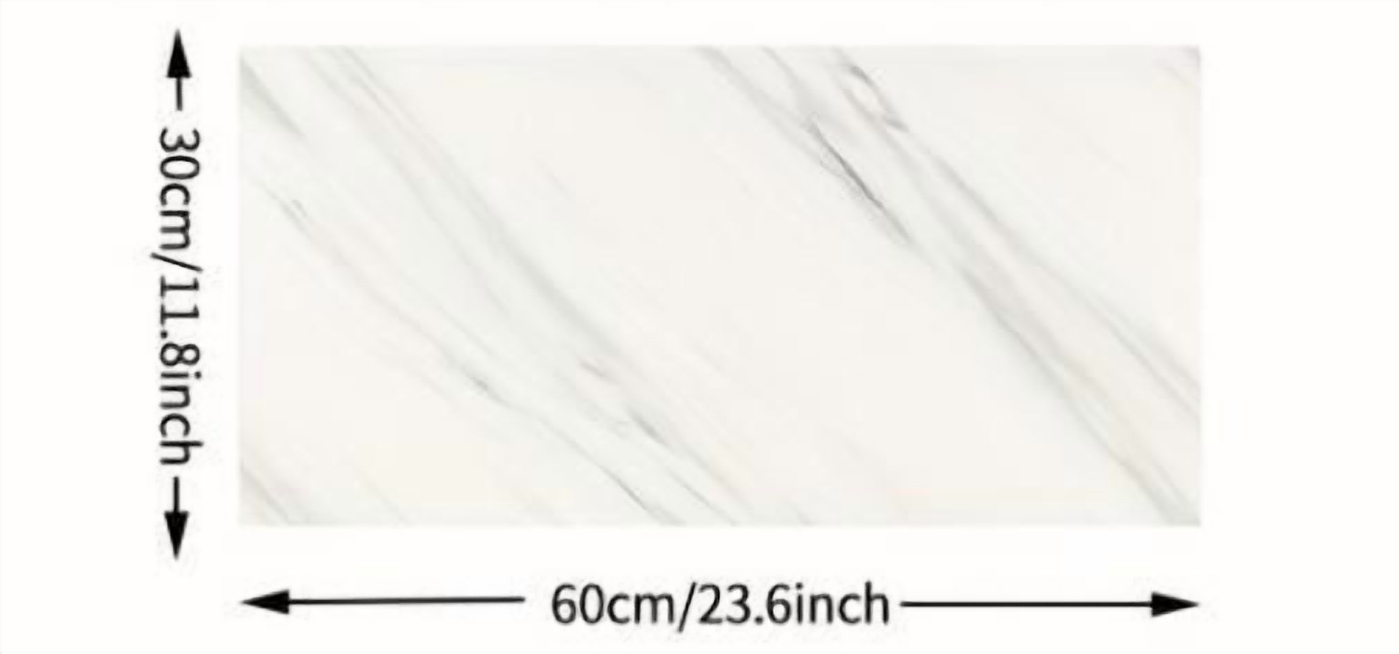 Phenofice 20Pcs Waterproof Self Adhesive Wall Panels Marble Pattern for Kitchen