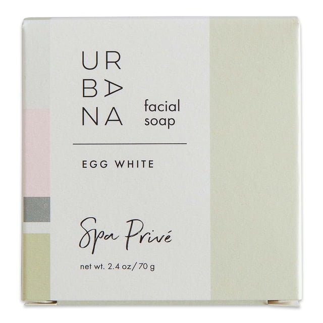 Design Imports 17688EW European Soaps Spa Prive Facial Soap Bar - Egg White
