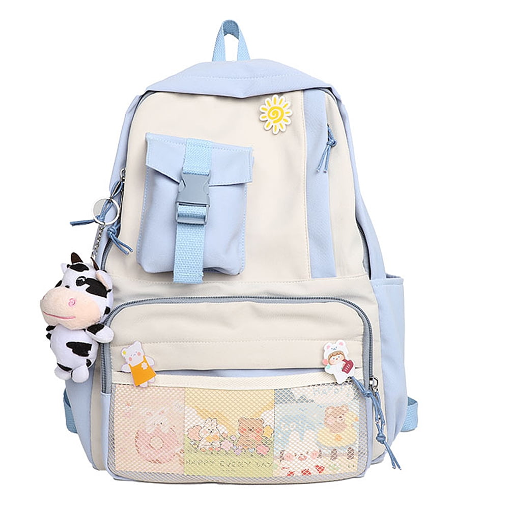 Buy Kawaii Backpack with Pins Kawaii School Backpack Cute Aesthetic Backpack Cute Kawaii