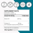 thumbnail image 6 of SuperSmart - Betaine HCI 2600 mg per Day (Hydrochloride) - Digestive Bitters - Pepsin Support - with Protease | Non-GMO & Gluten Free - 120 Tablets, 6 of 10