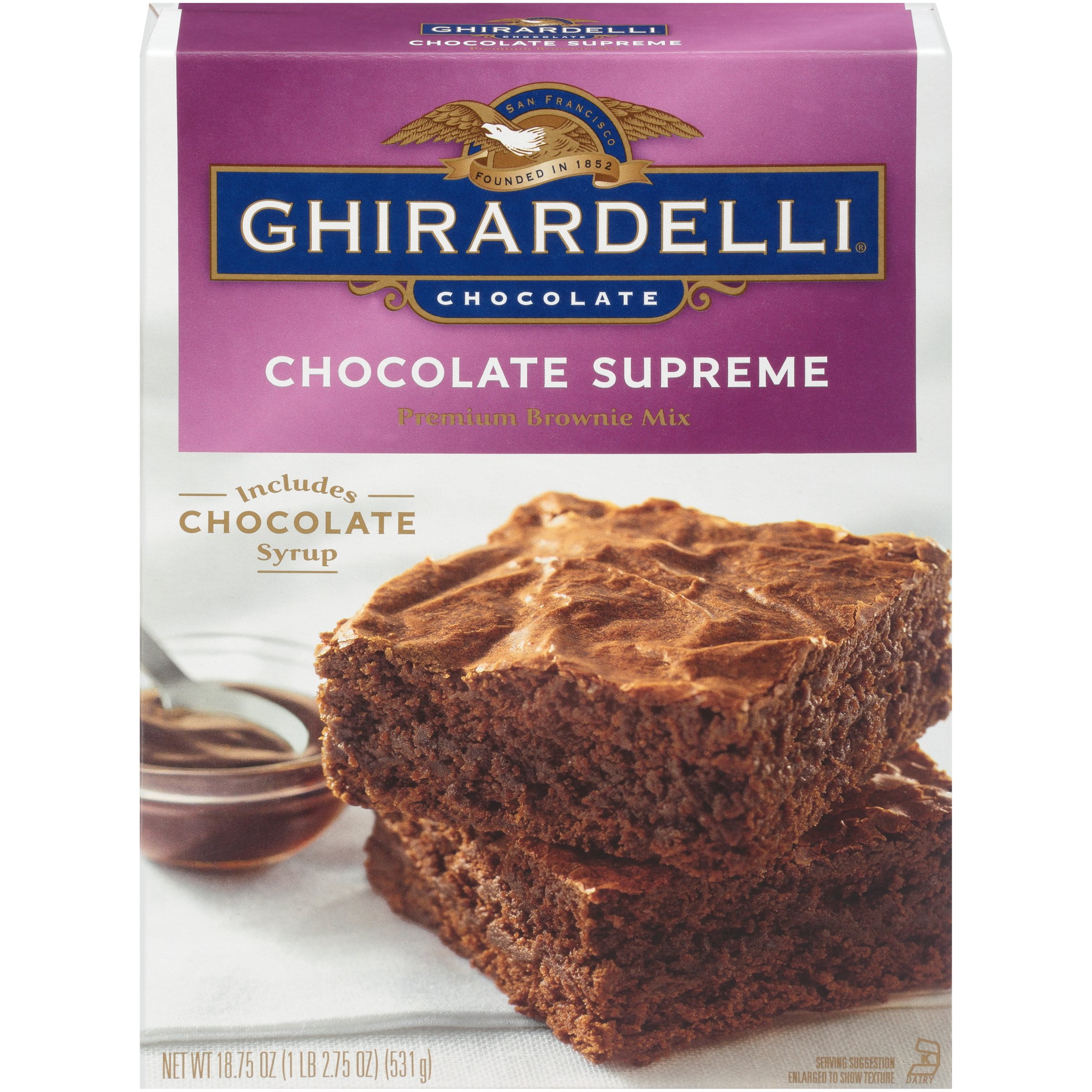 Ghirardelli Chocolate Supreme Brownie Mix 18.75oz BrickSeek