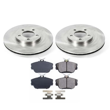 Ultimate Brakes Front Semi-Metallic Brake Pad and Rotor Kit with Hardware WM80505
