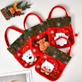 thumbnail image 1 of POINTERTECK Exquisite Goodies Pouch Wear-resistant Fabric Christmas Santa Gift Bag for Home, 1 of 9