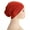 Orange, variant on Slip-On Pre-Tied Head Scarves Women Headwear Turban Caps Head Wrap, White One Size