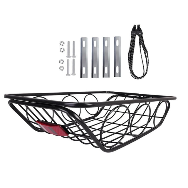 Siruishop Rear Bicycle Basket Cargo Basket Pannier Convenient Large Capacity Carrying Dogs O shaped