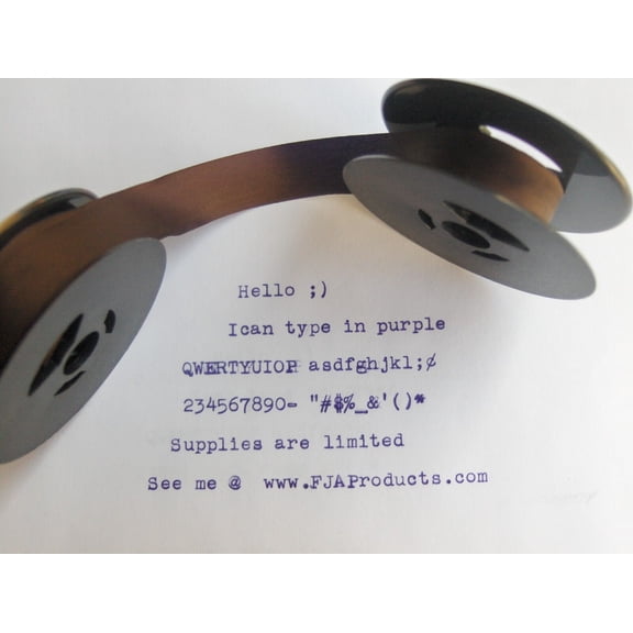 Typewriter Ribbon for Royal Scrittore and ME25 Extra Typewriters PURPLE Ribbon