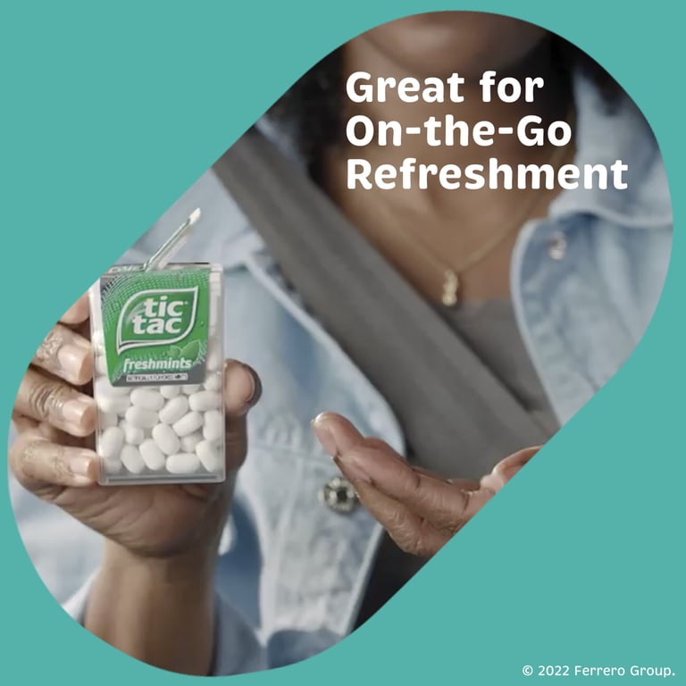 Tic Tac Wintergreen Breath Mints, 12 Count, 1 oz Packs, On-The-Go