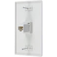 thumbnail image 3 of Buyer's Point 1 Port Cat6 Wall Plate, Female-Female White with Single Gang Low Voltage Mounting Bracket Device (1 Port), 3 of 9