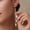 B-silver leaf, variant on 14K Gold Plated Dangle Earrings for Women, Dainty Tassel Drop & Snake Chain Threader Earrings, Hypoallergenic Fashion Jewelry