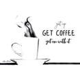 thumbnail image 2 of Deiter, Lori 24x17 White Modern Wood Framed Museum Art Print Titled - Get Coffee, 2 of 4