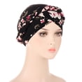 thumbnail image 3 of Floral Colorful Headscarf Hairband With Braided Bonnet For Stylish All Day Wear #, 3 of 4