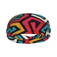 thumbnail image 2 of Wukai Geometry Sports sweatband,Men & Women Sweatband Headband for Running, Cross Training, Racquetball, Working Out, 2 of 7