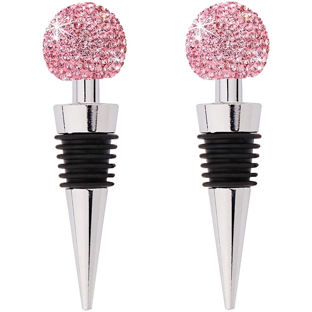 Sacacorchos de diamante 2PCS - rosa Xemadio LRWJ442-2