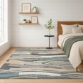 thumbnail image 6 of Addison Rugs Chantille Indoor/Outdoor Transitional Stripes Gray Machine Washable Rectangle Rug, 3' x 5', 6 of 8
