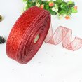 thumbnail image 2 of Cinta de Organza de Copo de Nieve con Lentejuelas JAMW 3 Rollos 2 m Sencillez, 2 of 5