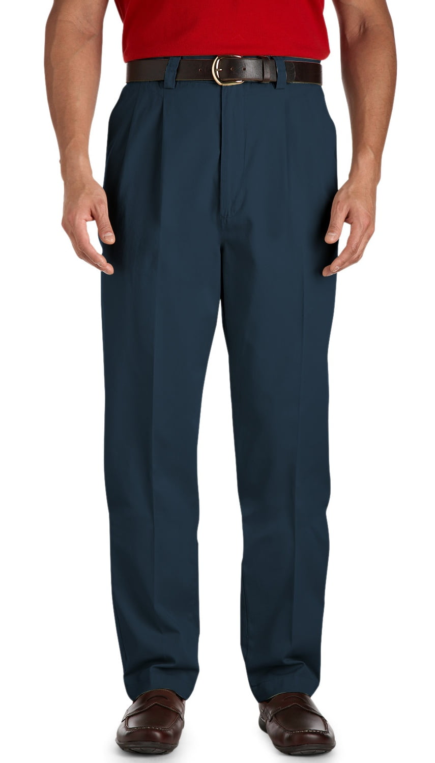 Harbor Bay by DXL Big and Tall Waist-Relaxer Pants 