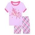 thumbnail image 2 of ATAIKU 3-10Y Toddler Little Girls Unicorn Pajamas Set 100% Viscose Big Kids 2-Piece Pjs Summer Jammies, 2 of 14