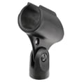 thumbnail image 2 of PylePro Universal Compact Base Microphone Stand with Adjustable & Pivotable Gooseneck - 60" Height - Glossy Black - Metal, Plastic - Black, 2 of 9