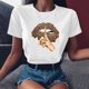 thumbnail image 2 of Gibobby Playera de Manga Corta con Cuello Redondo Camiseta manga corta divertida verano estampado Tops casuales para mujer Blusa para mujer(Blanco,XL), 2 of 3