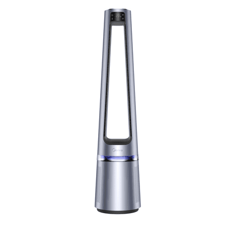 Midea 42  12-Speed Bladeless DC Fan & HEPA Air Purifier with Remote Control  Silver  MSF42B9ASV