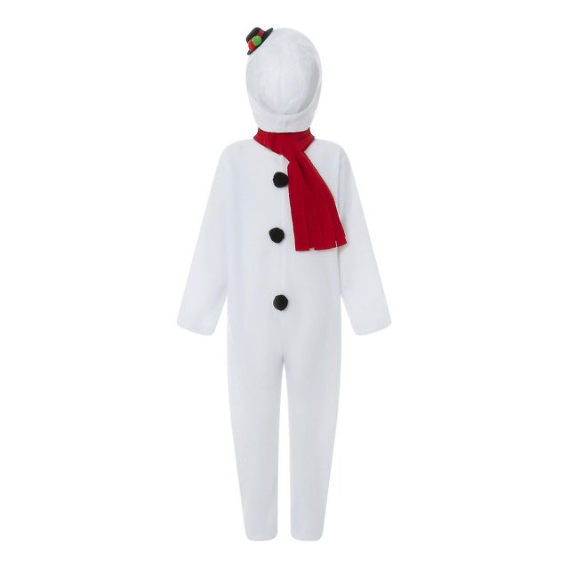 Disfraz de muñeco de nieve para niños y niñas, disfraz navideño de hombre de nieve, trajes de juego de rol para fiesta de Navidad