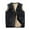 Gray, variant on Mens Winter Vests Outerwear Thick Fleece Lined Sleeveless Jacket Casual Zip Up Warm Outdoor Padded Puffer Vest Stand Collar Warm Puffer Vest