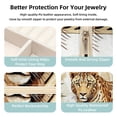 thumbnail image 3 of Leopard Travel Portable Square Jewelry Box Earring Organizer Necklace Holder Bracelet Holder Display Case Decorative Box Jewelry, 3 of 6