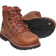 thumbnail image 5 of KEEN Utility womens 6Â” Alloy Toe Waterproof Work Boots seattle 6 wp w, Gingerbread/Black, 8.5 Wide US, 5 of 7