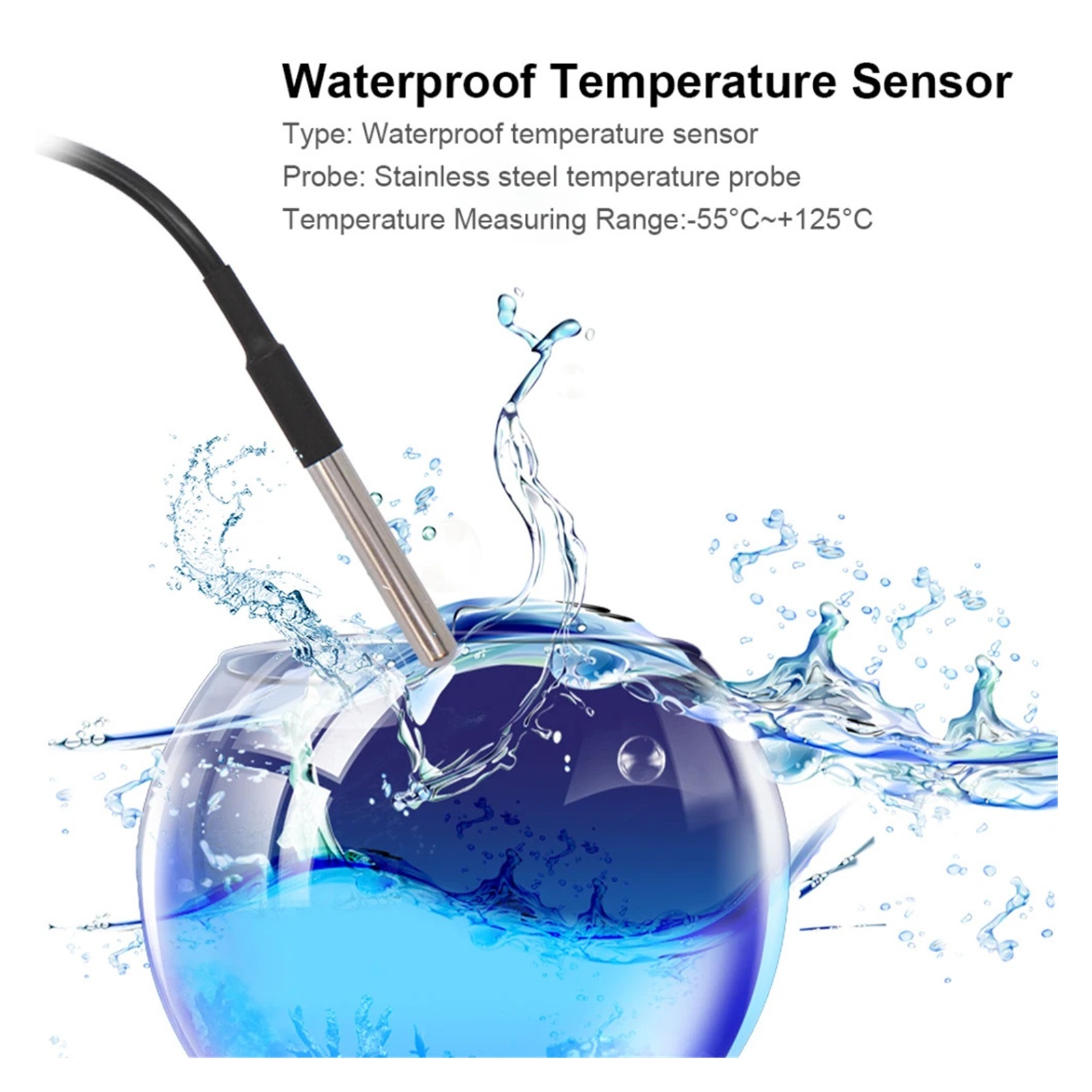 Smart Temperature Switch 85-250V Passive Dry Contact WiFi Temperature Monitoring Thermostat Sensor ,High Compatibility