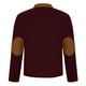 thumbnail image 4 of Sudadera sin capucha para hombre, informal, de color liso, con tejido sin capucha, para mantener el calor, con capucha, de manga larga, de poliéster, 4 of 5