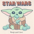 thumbnail image 2 of Star Wars The Mandalorian Baby Boy or Girl Short Sleeve Colorblock Athletic Romper Sage Green and Cream Grogu, 2 of 4
