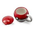 thumbnail image 2 of Pokemon Pokeball Ceramic Coffee Mug with Lid, 2 of 7
