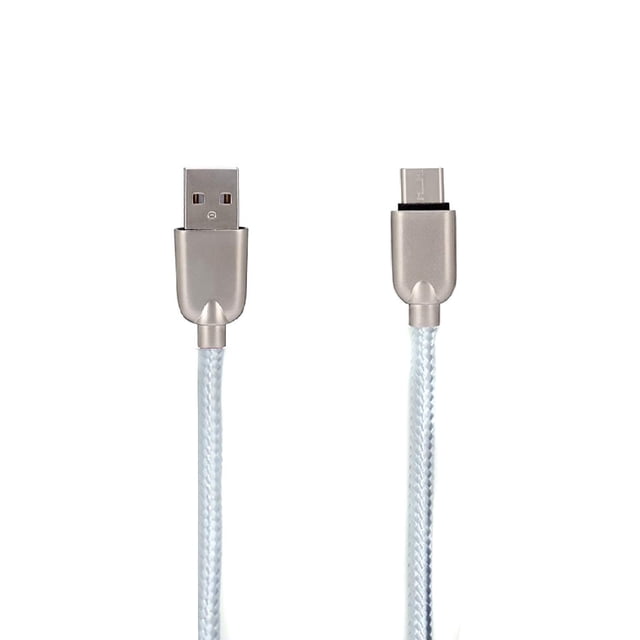 Cable USB Gadgetbucket UnTech de carga rápida blanco Android