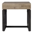 thumbnail image 2 of SEI Furniture Hapsford Engineered Wood End Table in Natural-Black, 2 of 3
