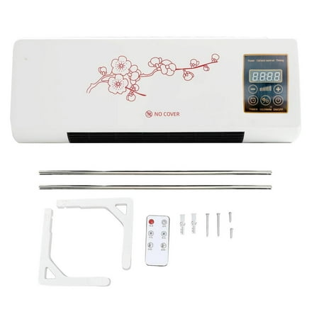 

XINGLAN Two in One Wall Mounted Mobile Air Electric Fan Fully in stalled Mobile Air Conditioning 2024 Mini Split AC/heating System W Portable Ductless Remote Home/bedroom/studio