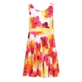 thumbnail image 1 of Richie House Girls' Knit Cotton Print Sundress with Bow RH2636, 1 of 1