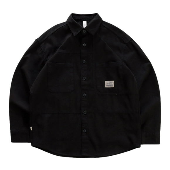 Xdzjlr Men Polo T Shirts Fit Casual Work Jacket With A Style Design Long Sleeved Autumn Wear Leisure Men's Tshirt Xxl