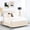 Ivory, variant on Cotton Haven Queen Bed Skirt – Soft 100% Microfiber, Box Pleated, Three-Sided Dust Ruffle- 14" Deep Pocket - Hotel Quality Bedskirt - Ivory.