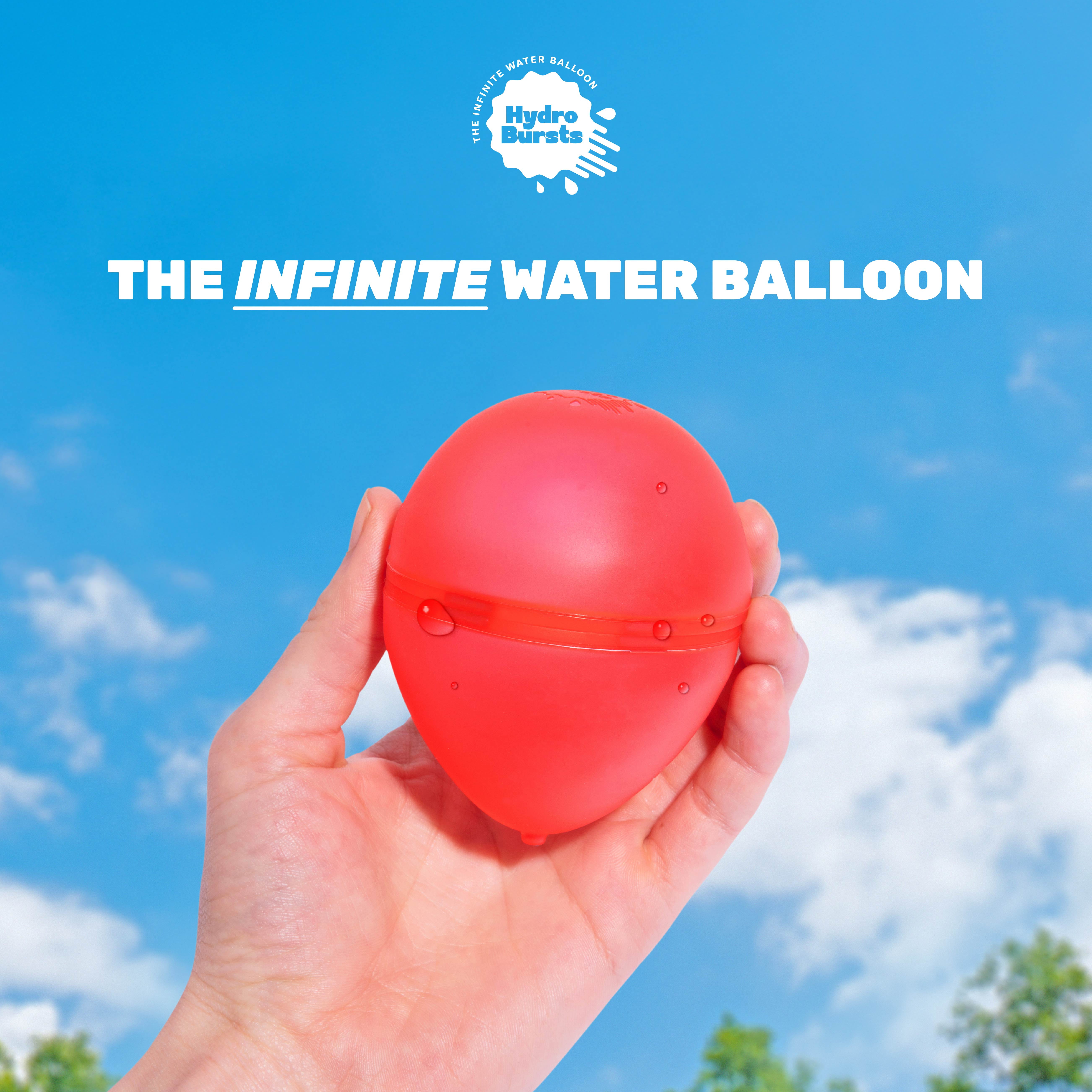 Hydroburst 6-Pack Reusable Water Balloons, Includes 6 Refillable Balloons by What Do You Meme?