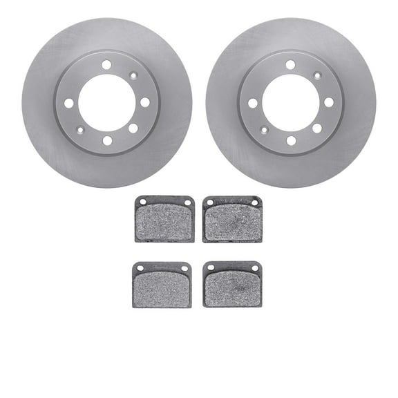 Dynamic Friction Company Rear Brake Rotors with 5000 Advanced Brake Pads 6502-65028