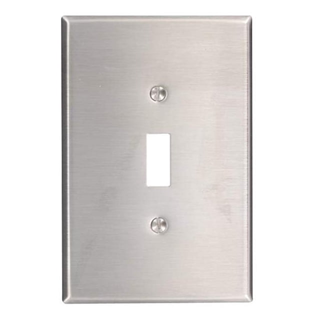 Plaque Murale en Acier Inoxydable Surdimensionnée 5.25 x 3.5 Po à une Toggle