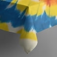thumbnail image 4 of Vibrant Tie Dye Spiral Rectangle Tablecloth 60"x102",Waterproof Polyester Rectangle Table Cloth, Wipeable Spillproof Polyester Tablecloth for Dining, Camping, Indoor and Outdoor, 4 of 6
