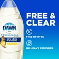 thumbnail image 4 of Dawn Free & Clear Liquid Dish Soap, Lemon Essence Scent, 14.6 fl oz, 4 of 5