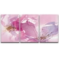 thumbnail image 3 of PixonSign Canvas Print Wall Art Set Blossoming Pink Lotus Flower Floral Plants Photography Realism Southwest Closeup Relax/Calm Multicolor Ultra for Living Room, Bedroom, Office - 16"x24"x3, 3 of 5