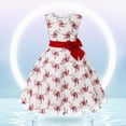 thumbnail image 2 of NIEWTR Robe pour Tout-Petites Fille Petite Fille Mignonne à Imprimé Sans Manches Robe d'Été Séchage Rapide Robe pour Voyages d'Été (Rouge, 9-10 Ans), 2 of 8