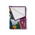 thumbnail image 2 of Sugar Skull Soft Flannel Fleece Throw Blanket, Angel Head on top of Altar to Celebrate Dia de los Muertos, Cozy Plush for Indoor and Outdoor Use, 50" x 60", Multicolor, by Ambesonne, 2 of 6