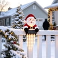 thumbnail image 3 of WYBXZ Christmas Fence Peeker, Resin Cascading Icicle Lights for Outdoor Railing, 3 of 8