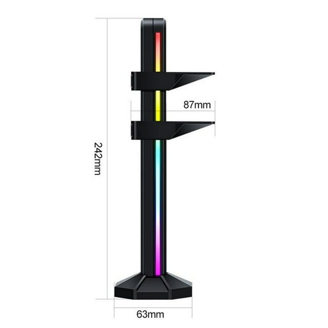 Graphics Card Stand ARGB GPU Brace Support for 5V 3Pin ARGB Graphics Card for Desktop Computer Chassis Motherboard